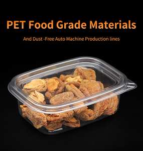 Nhà máy hình chữ nhật trong suốt trái cây khô salad container rõ ràng kẹo món tráng miệng Pastry Deli hộp nhựa với nắp - Product Image 4