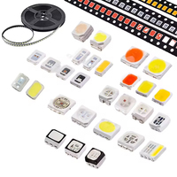 LED SMD 3030 EMC de Alta Potencia IR 850nm 940nm 0.5W 1W 2W 3W, Componentes Electrónicos de LED Infrarrojos para Cámaras de Seguridad