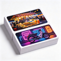 Autocollants Haoxuan pour marché nocturne, en vinyle PVC blanc, effet néon, pour stand alimentaire, snack, moto, graphiques brillants, imperméables, découpés à la forme