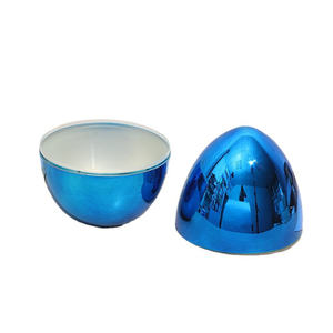 Recién llegado, <span class=keywords><strong>huevos</strong></span> de Pascua Pastel <span class=keywords><strong>grandes</strong></span>, cáscaras de huevo brillantes coloridas vacías <span class=keywords><strong>con</strong></span> bisagra para Pascua Hunt Party Favor Prize Supplies - Product Image 5