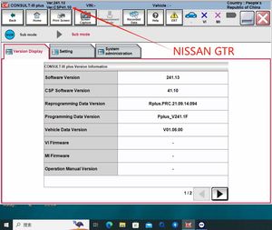 2025ซอฟต์แวร์โปรแกรมวินิจฉัยและวิเคราะห์ข้อมูล ECU สำหรับ Nissan GTR รถสปอร์ตสำหรับ Nissan GTR Consult3 PLUS ซอฟต์แวร์วินิจฉัย - Product Image 1