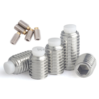 M2 M3 M4 34 3/8 1/4 6-32 4-40 acier inoxydable blanc rouge vert nylon souple/laiton pointe tampon vis à six pans creux vis sans tête vis de réglage