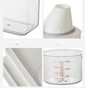 Conteneur alimentaire multifonctionnel personnalisable de 1,5 L et 2,5 L, hermétique, anti-fuite, écologique, anti-poussière, anti-humidité, pour le rangement dans la cuisine - Product Image 3