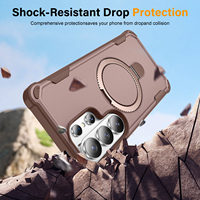 Funda Magnética para Samsung S26 Ultra con Soporte, Protección de Grado Militar, Funda Resistente para Samsung S25 Ultra S26 Plus