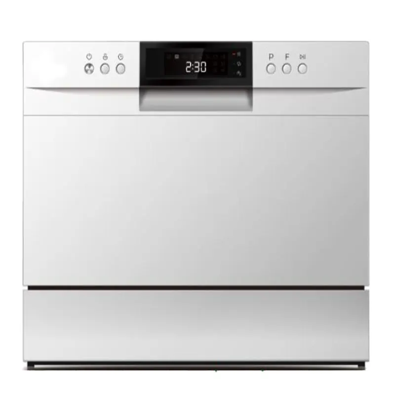 メタ6〜14セットホワイトカラー家庭用電子卓上食器洗い機