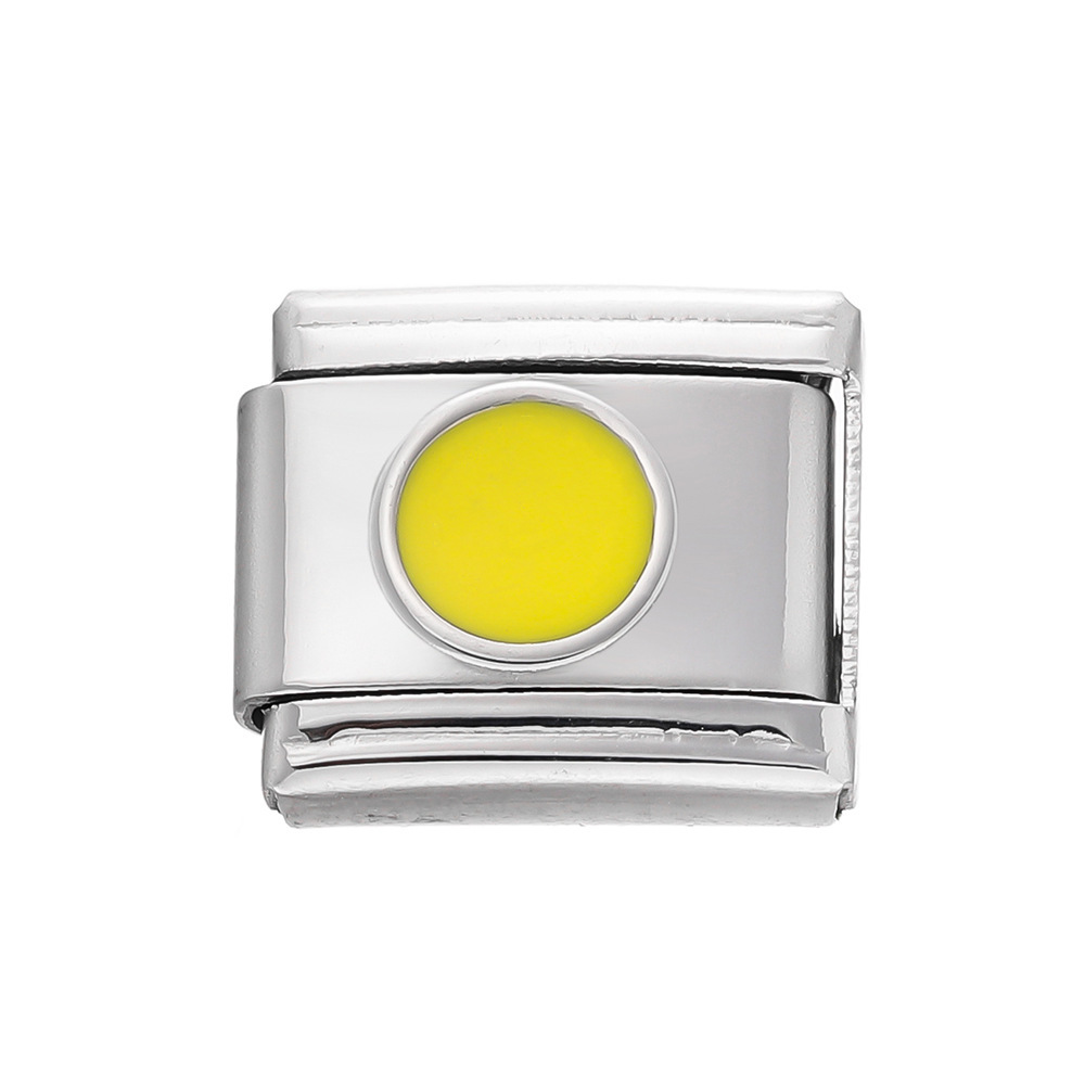 Stainless Steel Dot Pattern Module - Yellow