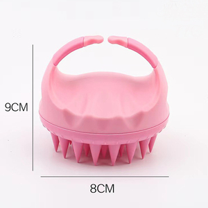 Wasserdichtes Silikon-Kopfhaut massage gerät Haar wäscher Weiche Borsten Peeling Schuppen entfernung Shampoo Bürsten kopf massage gerät Produkt - Product Image 2