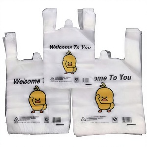 Langlebige Plastik-T-Shirt-Taschen mit individuellem Logo und Tiefdruck für Verpackungen - Product Image 6