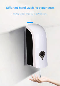 Dispensador de jabón líquido de espuma de mano montado en la pared de plástico ABS de 1000ml moderno - Product Image 6