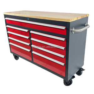 Armoire d'atelier professionnelle de 46 pouces avec roulettes robustes et 9 tiroirs, fabrication chinoise, OEM pour la vente en gros - Product Image 6