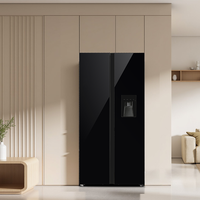 Réfrigérateur Américain Grand Format à Compresseur Inverter Sans Givre et Refroidi par Air