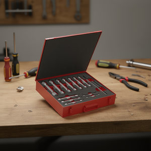 ชุดประแจหกเหลี่ยม 14 ชิ้น แบบเมตริก พร้อมกล่อง สำหรับงานซ่อมแซมที่ต้องการความแม่นยำ - Product Image 3