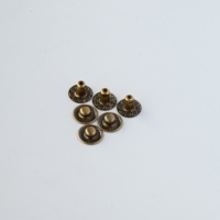 Vente en gros usine : Boucle en métal réglable en bronze plaqué acier inoxydable pour casquettes et chaussures de baseball, personnalisable