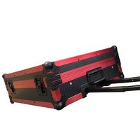 Chine Mode Strong Fabricant Noir Grand Canapé En Aluminium Flight Case Rack Dj Case Avec Tiroir Table Roues