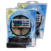 DC 5V conectividad USB 16 colores RGB SMD 2835 tira de luz LED cuerpo de PVC 5M impermeable Smart Strip Kits para iluminación decorativa