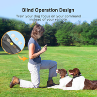 Top Sell Wiederauf lad bares Hundes chock halsband Beep Vibration Shock Trainings modi 3000 Ft Remote Range Hunde trainings halsband für große Hunde