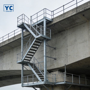 <span class=keywords><strong>Scala</strong></span> <span class=keywords><strong>di</strong></span> Sicurezza Esterna in Acciaio Zincato a Caldo, <span class=keywords><strong>Scala</strong></span> Metallica Industriale Moderna per Esterni - Product Image 4