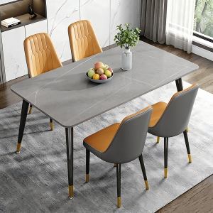 <span class=keywords><strong>Table</strong></span> à manger de qualité à vendre, 6/8 places, tables à manger de luxe en marbre avec du bois pour la cuisine et le salon - Product Image 6