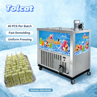 Heetverkopende roestvrijstalen single-mode fruit-ijsmachine, hoge productiviteit voor het maken van ijs, nieuw en gebruikt, water, melk.