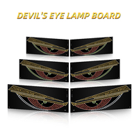 HUIJIE Devil Eye X Series, panneau d'affichage LED dynamique universel 12V, 11 modes, USB pour voiture, tuning automobile, OEM Factory