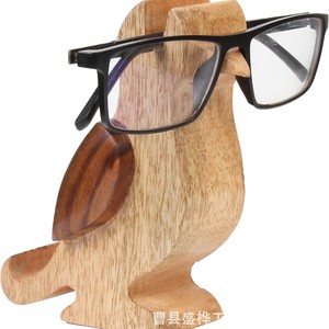 Wooden <b>Bird</b> Shape Desk <b>Stand</b> For Glasses And Phone Storage Creative Office Organizer - Product Image 1