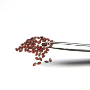 Igi พลอยสีแดงทรงวงรีขนาด3x4มม. ที่ผ่านการรับรองเกรด AAA พลอยเจียระไนเหลี่ยมเพชรพลอยอัญมณีแบบหลวมเจียระไนสูงสำหรับการทำเครื่องประดับจำนวนมาก - Product Image 2