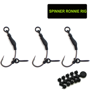 Nouveau Ronnie <span class=keywords><strong>Spinner</strong></span> Ready Rigs Ready Carp Rigs Ronnie <span class=keywords><strong>Rig</strong></span> 4 #6 #8 # - Product Image 2