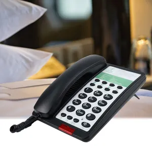 Yüksek kaliteli misafirperverlik misafir odası otel telefonu 10 grup tek dokunuşla anılar ve hoparlör çağrı bekletme ile PABX