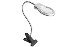 Led Extra Top-Strakke Metalen Slang Vergrootglas Draagbare Opvouwbare Desktop Houder Vergrootglas Met <span class=keywords><strong>Clip</strong></span> - Product Image 2