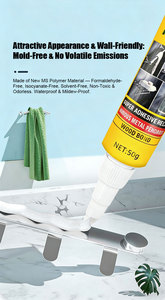 WYY44 SHENGYUAN Instant Glue <b>for</b> <b>Wood</b> Glass & Leather Bonding 50g Waterproof No-<b>Nail</b> Adhesive Woodworking & Construction - Product Image 6