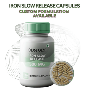 Comprimés de vitamine C et de fer à libération lente, végétariens, sans OGM, sans gluten, booster de santé quotidien, formule naturelle - Product Image 2