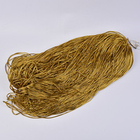 Fil Métallique Or et Argent, Cordon en Polyester Non Élastique pour Broderie, Couture et Artisanat