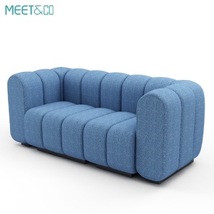 Nordic Creative Leisure Modern Fabric Office & Living Room Couch Wood <b>Frame</b> <b>Sofa</b> Set for Home & Reception Use - Product Image 6