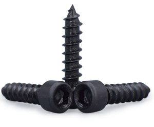 M2 M3 M3.5 M4 M5 M6 Grade 8.8 <strong>Black</strong> Hexagon Socket Cup Head Self Tapping Set <strong>Screw</strong> <strong>Wood</strong> <strong>Screw</strong> - Product Image 1
