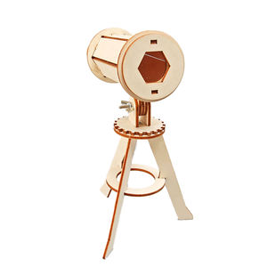DIY Simpele Astronomische Telescoop Model Mini Houten Monoculaire Telescoop Bouwpakket Science Steam Kit voor Kinderen - Product Image 4