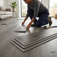 Wasserdichter SPC-Vinylboden 4mm/5mm/6mm Rutschfest Klicksystem Modernes Design für Wohnzimmer Innenbereich