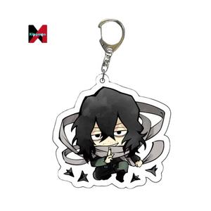 Porte-clés en acrylique <span class=keywords><strong>My</strong></span> <span class=keywords><strong>Hero</strong></span> <span class=keywords><strong>Academia</strong></span> avec design chibi, double face, transparent, à suspendre au sac à dos, neuf - Product Image 5