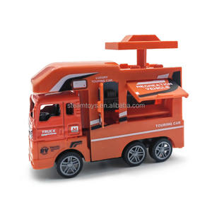Métal Mini Camper RV Motorhome Voiture pour Voyage Société Cadeaux Moulé Sous Pression Modèle Pull Back Toys - Product Image 2