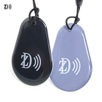 Etiqueta RFID con Logotipo Personalizable, Control de Acceso, Llavero NFC de 13.56Mhz, NXP MIFARE Classic 1K, Llavero Inteligente NFC con Resina Epoxi