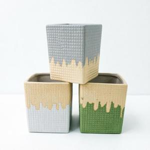 Vente Flash 2026 : Pots de fleurs carrés en céramique, directement de l'usine, pour la décoration moderne de la maison, du bureau et du <span class=keywords><strong>salon</strong></span> - Product Image 6