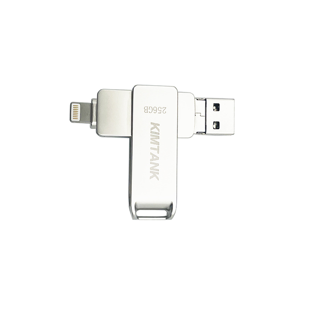 3 in 1 USB 2.0 3.0 USB Flash Memory Driver Type-C 32GB 64GB 128GB 128GB 256GB USB Flash Memory Driver for iPhone OTG