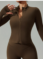 Vêtements de sport pour femmes en gros avec logo personnalisé, leggings de sport, veste de fitness à fermeture éclair, leggings, ensembles de yoga deux pièces pour femmes