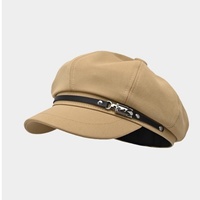 Béret unisexe tendance avec broderie 3D en tissu mesh – Idéal pour l'hiver, décontracté et stylé, en polyester/coton, chaud et protecteur contre le soleil