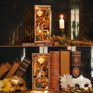 Fantasma de <span class=keywords><strong>la</strong></span> ópera 3D Mini ciudad rompecabezas de madera <span class=keywords><strong>libro</strong></span> Nook Kit conjunto de muebles en miniatura y habitación de <span class=keywords><strong>casa</strong></span> de muñecas para ideas de regalo novedosas - Product Image 5