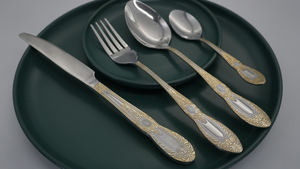 <span class=keywords><strong>Vendita</strong></span> Calda: Posate di Alta Qualità <span class=keywords><strong>in</strong></span> Acciaio Inox, Design Classico Placcato Oro, Regali Aziendali, Utensili da Tavola per Uso Domestico - Product Image 4