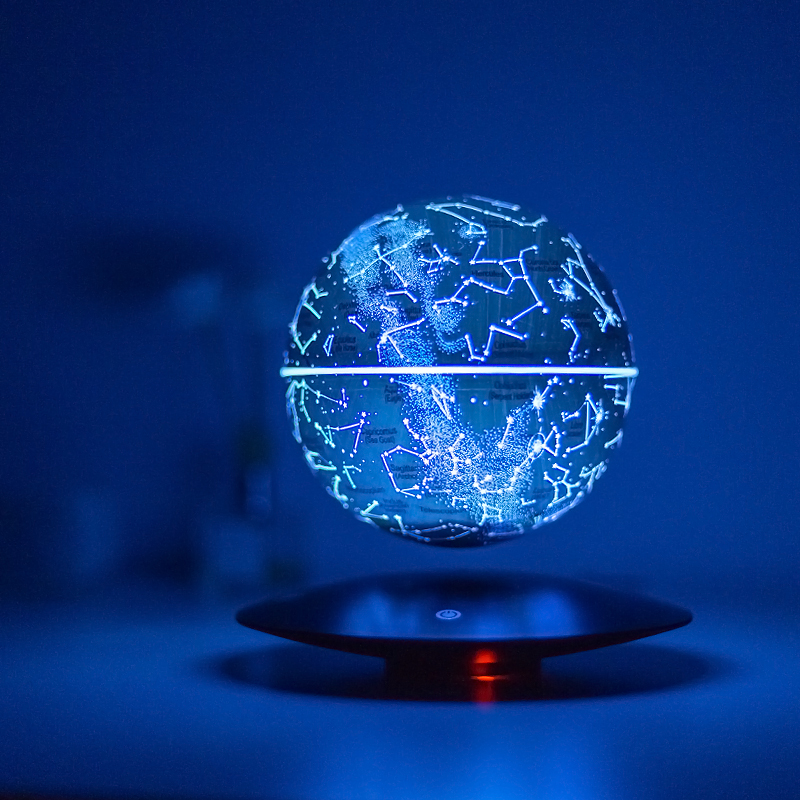 Amazon Best Seller RGB Led Bedroom Baby Night Rechargeable Touch Control 14cm Magnetic Levitation Star Starry  Bedroom Light