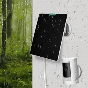 Chargeur <span class=keywords><strong>solaire</strong></span> ETFE 5W pour caméras de sécurité CCTV <span class=keywords><strong>Arlo</strong></span> Pro5S Ultra Pro 3 Ultra2 Extérieur 360 °   <span class=keywords><strong>Panneau</strong></span> <span class=keywords><strong>solaire</strong></span> - Product Image 1
