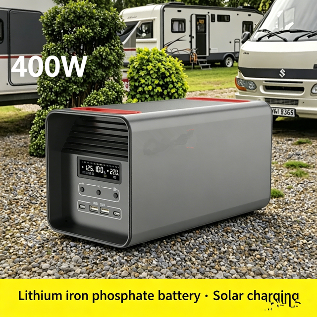 110V AC Output Portable Power Station 400W Large Capacity 3000 Times Cycle Life Outdoor Backup Generator