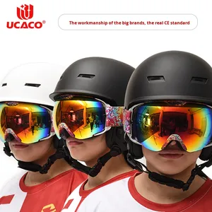 หมวกกันน็อคสกีสำหรับผู้ใหญ่ วัสดุ ABS รุ่น U-15 สำหรับผู้ชายและผู้หญิง ใช้กลางแจ้ง สำหรับสโนว์บอร์ดเดี่ยวและคู่ แบบเต็มใบและครึ่งใบ  หมวกนิรภัยสำหรับเล่นสโนว์  ผลิตโดยโรงงาน OEM - Product Image 3