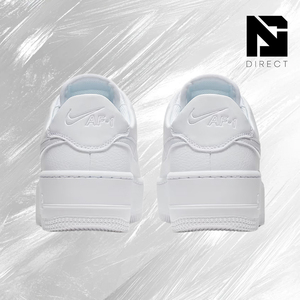 Nike Wmns Air Force 1 Sage Low 'Triple White' Chaussures de skate à lacets pour femmes, baskets élégantes et tendance - Product Image 4